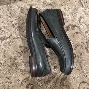 Cole Haan Black Leather Slip-On Loafers